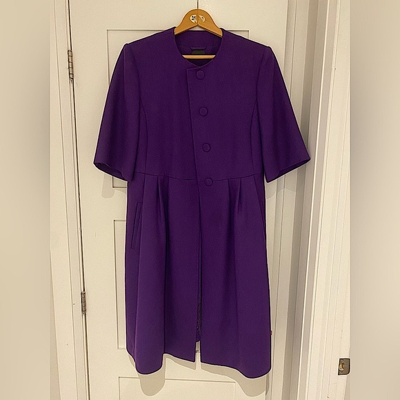 Stunning vintage Fendi coat in a rich amethyst purple. EU 42 - Picture 1 of 8